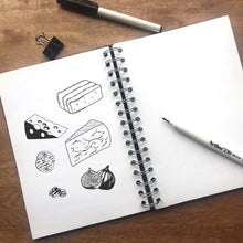 Load image into Gallery viewer, Vicinity Store Cheese Lover screen printed, linen, cotton tea towel