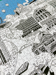 Melbourne City 1000 Piece Jigsaw Puzzle