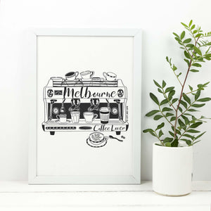 a4-screen-printed-melbourne-coffee-lover-illustration. Vicinity-store.jpg