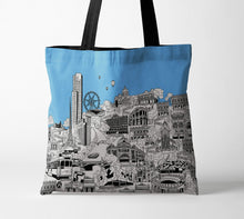 Load image into Gallery viewer, melbourne-city-illustration-printed-tote-bag-Vicinity-Store.jpg